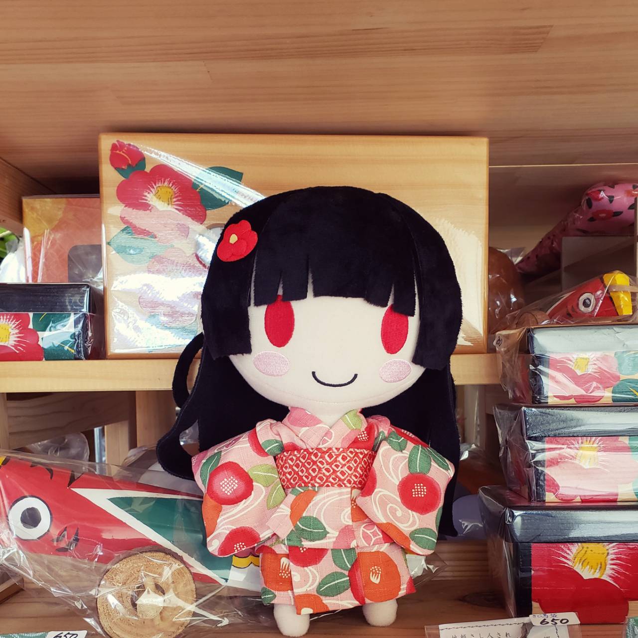 椿柄の零号着物