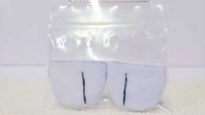 足袋：白地＋グレー糸②