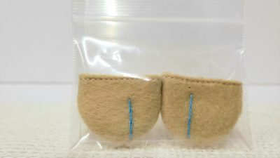 足袋：ベージュ地＋水糸②