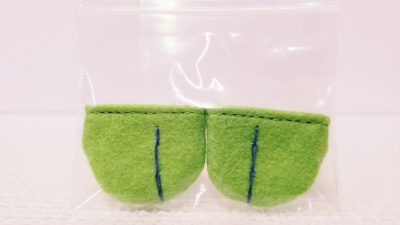 足袋：黄緑地＋青糸②
