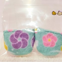 足袋：カラフルな花柄③