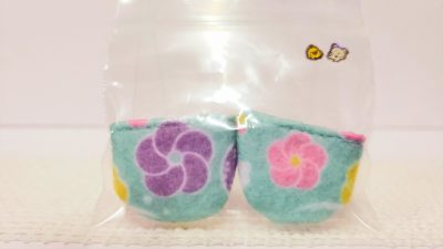 足袋：カラフルな花柄③